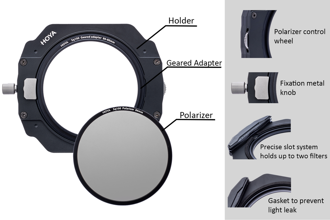 Hoya Filters SQ100 86mm Polarizer